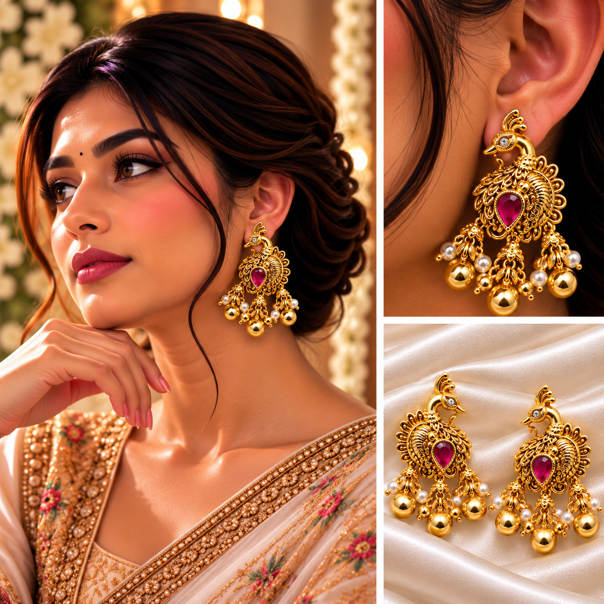 Afsana Ruby Chandeliers