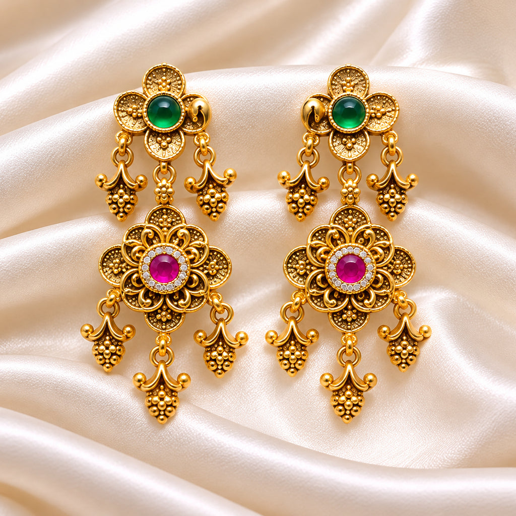 Alaya Ruby Floral Drops