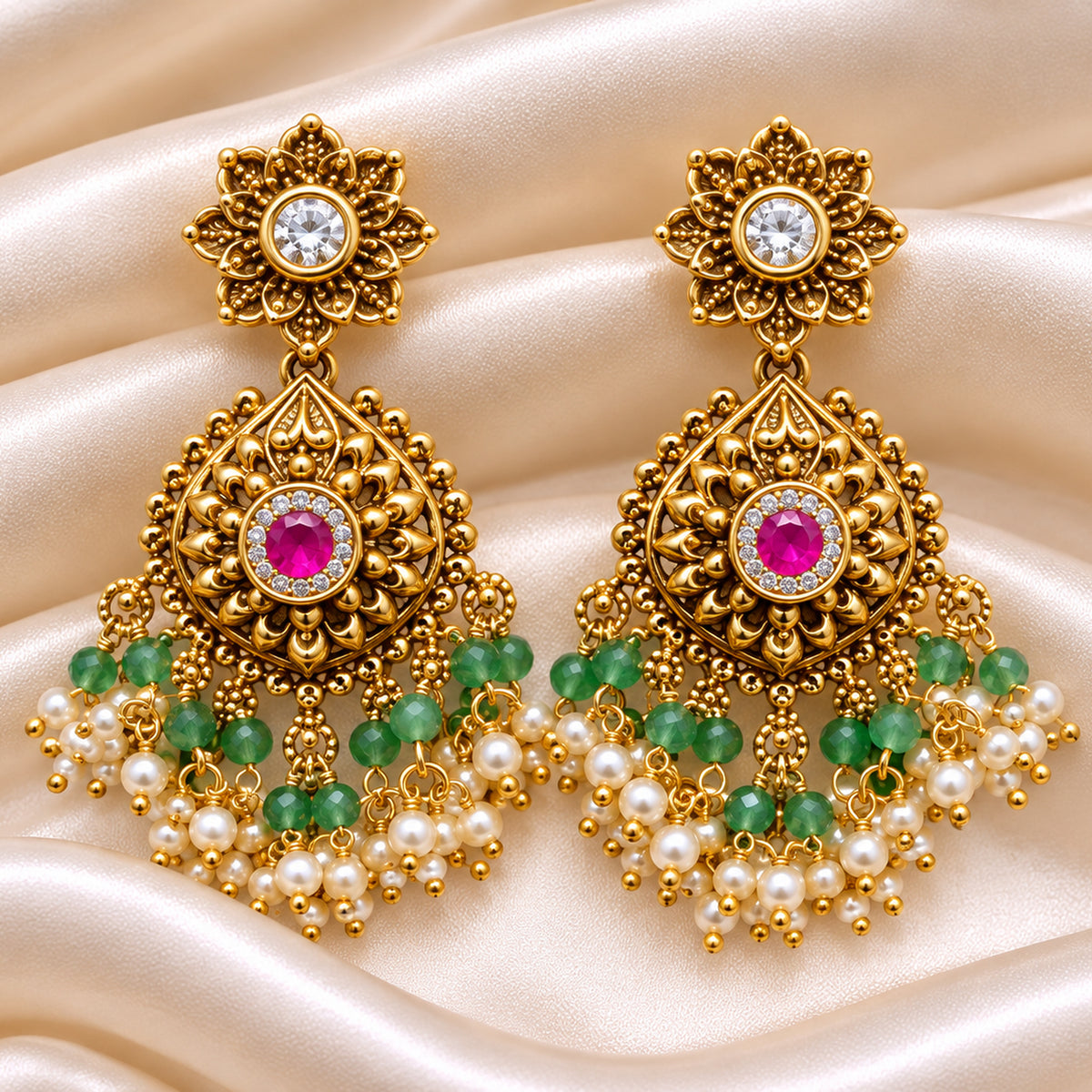 Sitara Kundan Earrings