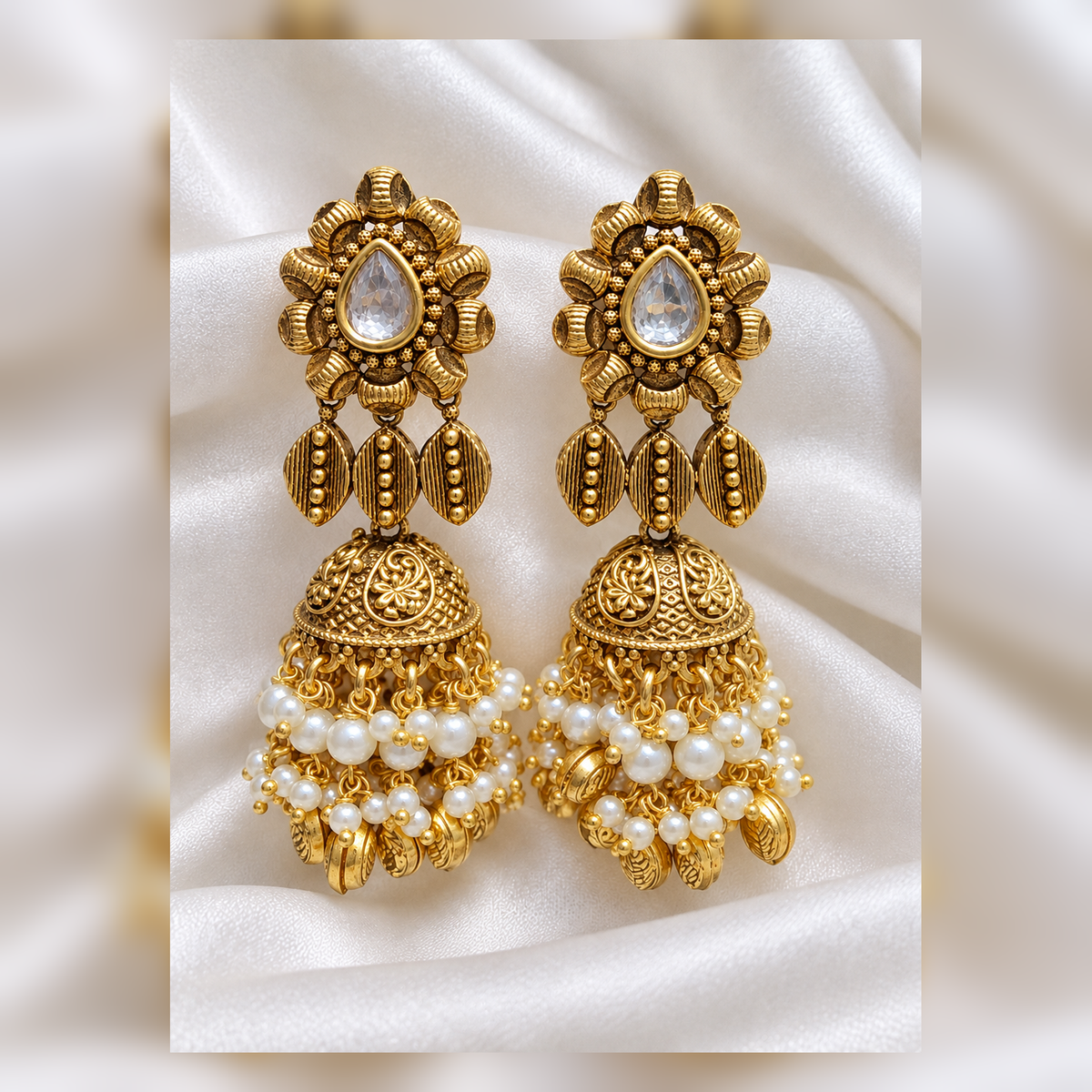 Rajwada Phool Jhumka