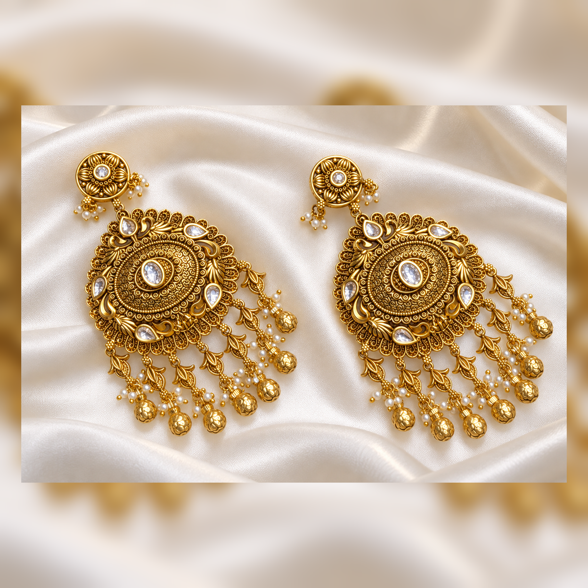 Zareen Kundan Chandeliers